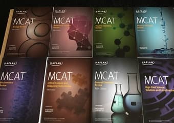 Complete set of MCAT books + Extra Practice book 1