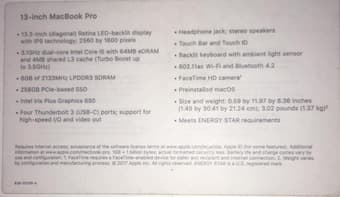 MacBook Pro 13" 3.1 GHz Intel Core i5 8GB Ram 256GB SSD 1