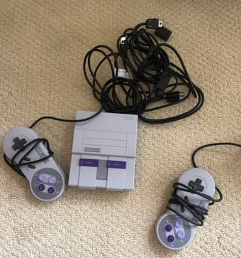 SNES Classic, Two Controllers, and Two Controller Chord extensions 1