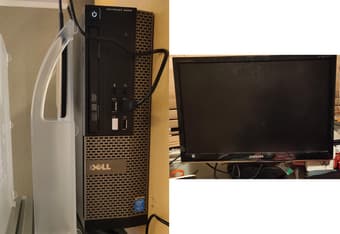 DELL desktop + 23‘ monitor  300$ 1
