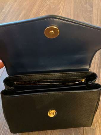 Tory Burch Robinson Small Top-Handle Satchel - Black - Excellent 3