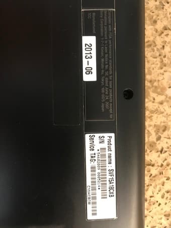 Sony vaio i7 15.5" touchscreen 3