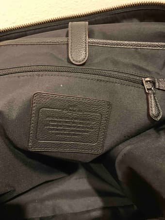 Coach leather backpack for men 4