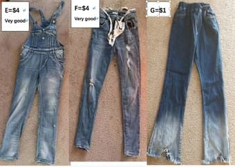 pants --trousers-for girls-- 80-90lb weight, 145-155cm tall 3