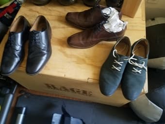 Clarks Bostonian Men's Leather Dress Shoes | Ferro Aldo Suede 1