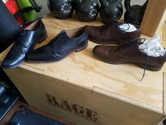 Clarks Bostonian Men's Leather Dress Shoes | Ferro Aldo Suede 3