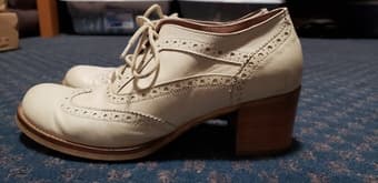 womens oxford 6.5 /37 italian leather 2
