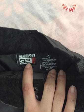 kids snow pants size s 7/8 1