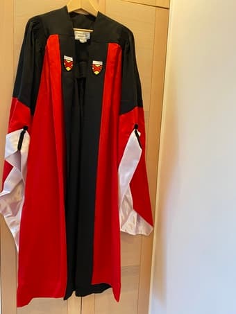 Official Stanford Commencement PhD Doctoral Regalia: Cap, Gown, Hood 1