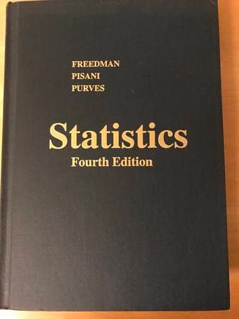 Statistics,4th Edition - David Freedman, Robert Pisani, Roger Purves 1