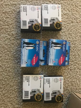 CMYK ink cartridges for Epson Workforce 545/630/633 1