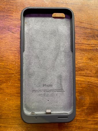 Grey iPhone 6s Battery Case 2