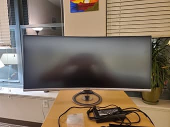 Used ASUS Designo Curve MX38VC Ultra-wide Curved Monitor 1