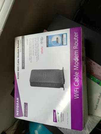 NETGEAR N300  WiFi DOCSIS 3.0 Cable Modem Router 1