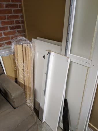 Free Household Furniture (Bedframe, armchair, bookshelves, sidetable) 3