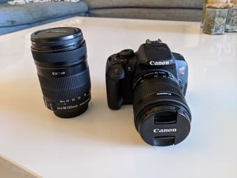 Canon EOS Rebel T5i + EF-S 18-55mm (+ EF-S 18-135mm) 1