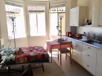 studio in downtown Palo Alto available April-October 2