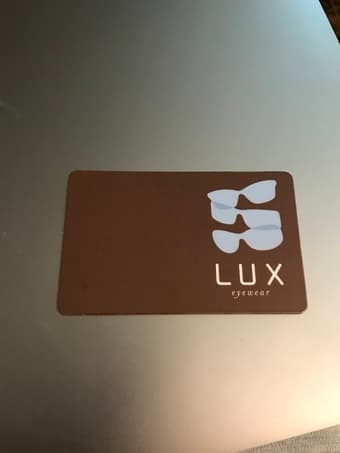 Lux Eyewear $50 gift card 1
