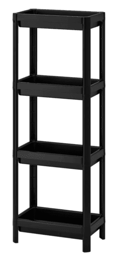 Ikea 4-tier shelf unit 1