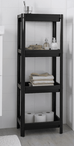 Ikea 4-tier shelf unit 2