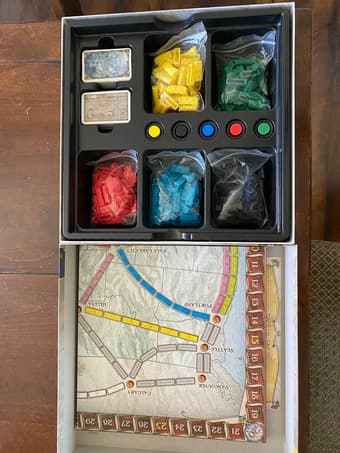 Ticket to Ride (almost new) + Pandemic (unopened) 3