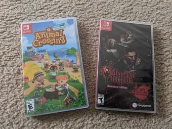 Selling Animal Crossing and Darkest Dungeon for Switch 1