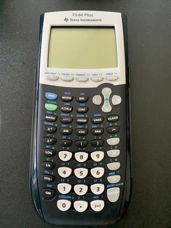 TI-84 plus graphing calculator 1