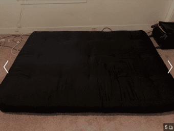 Memory foam queen/full sized futon mattress 3