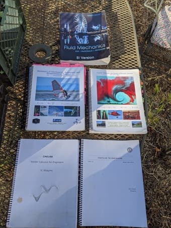 Engineering books (Mech E, math, matlab) 1