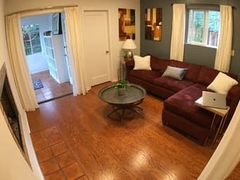 Fully furnished studio and bonus office/sunroom – with all utilities 1