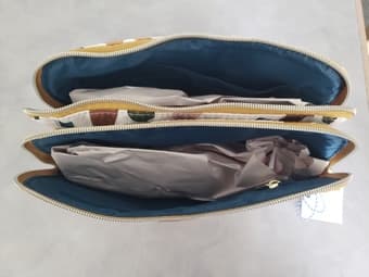 Large Tartan + Twine Makeup Bag 2