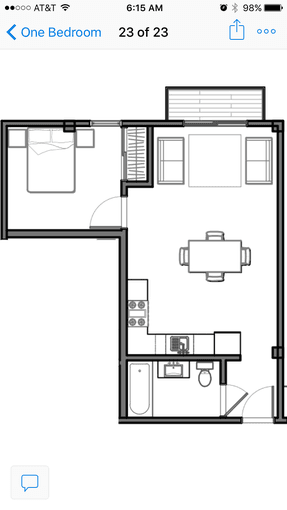 1b/1b in Potrero Hill, SF!  Available for June/July or full year! 4