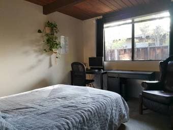 Room in beautiful 2500 sq ft eichler house 2