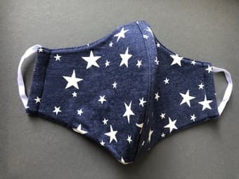 100% cotton face mask 1