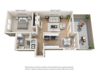 Mountain View 1B1B apartment available in July 1