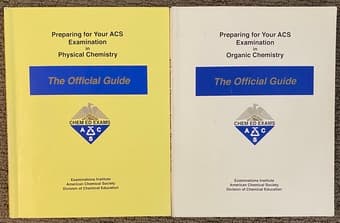 ACS Chemistry Exam Official Guide Study books 1
