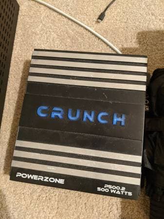 Car Subwoofer plus amplifier 2