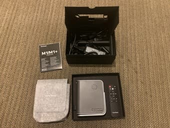 ViewSonic M1+ Portable Smart Wi-Fi Projector with Dual Harman Kardon B 2