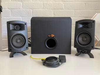 Klipsch Promedia 2.1 Satellite Speakers with Subwoofer (Very Good) 1