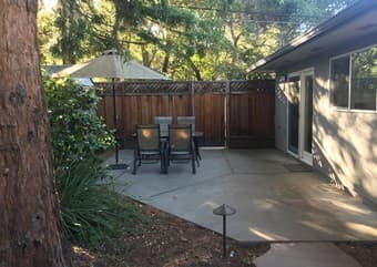 1 BR Furnished Cottage with Patio in Menlo Park 1