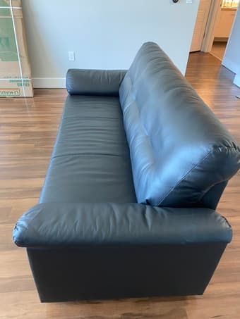 Free IKEA Black Couch 2