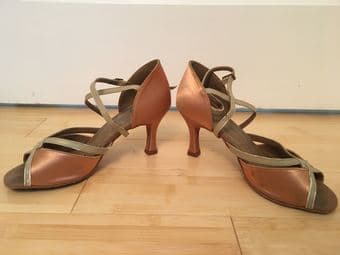 Ballroom Dance Shoes, Size 8, Used 2