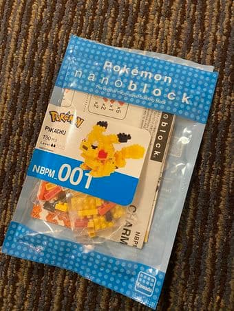 Nanoblock - Golden Gate Bridge / Lab Dog / Pikachu & Charmander 3