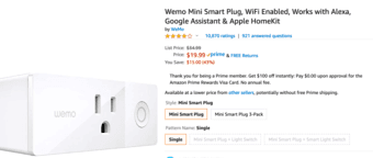 Google home Mini and Wemo smart plug 2