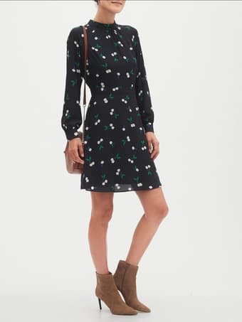 Petite Cherry Print Dress 1