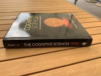 The Cognitive Sciences 1