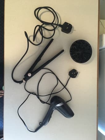 Hair dryer and hair straightener 1