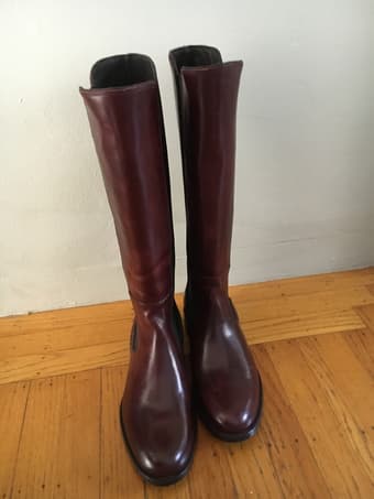 Tall leather women’s boots, US size 9.5, brand new! 2
