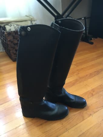 Leather women’s tall riding boots - size 9/9.5 2