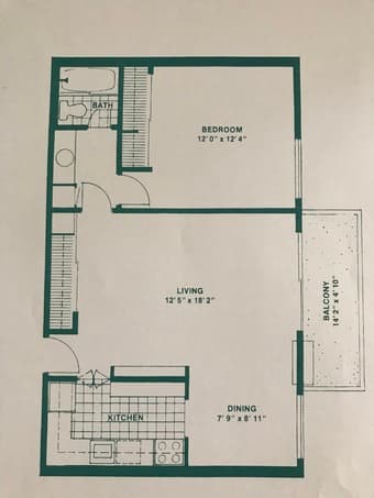 Oak Creek Apartment 1BR 1